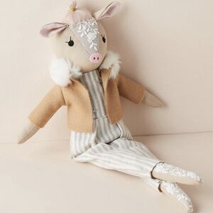 thistlw and poppy Adorable Tan and Cream Plush Toy